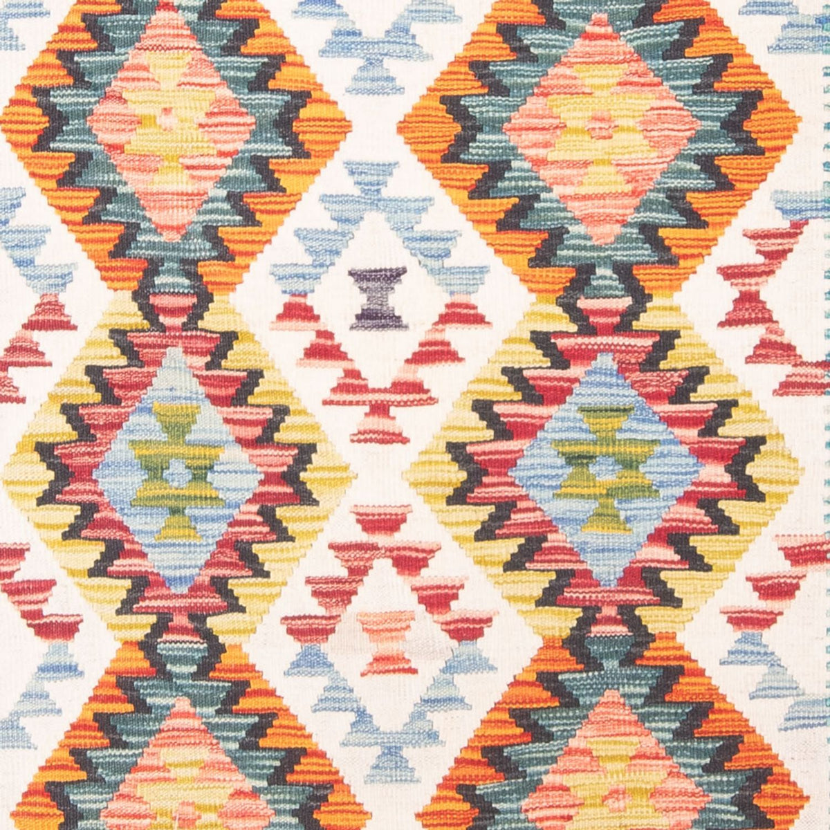 Alfombra Kelim - Splash - 251 x 182 cm - multicolor