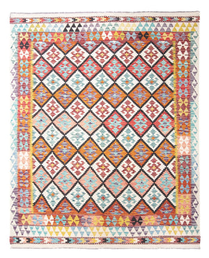 Alfombra Kelim - Splash - 239 x 200 cm - multicolor