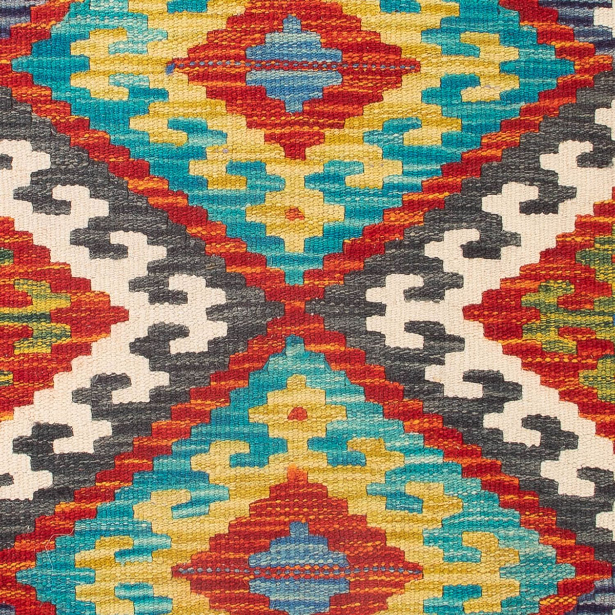 Alfombra Kelim - Splash - 90 x 60 cm - multicolor