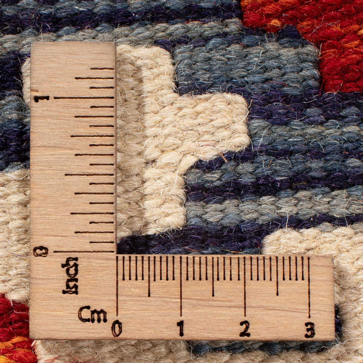 Alfombra Kelim - Splash - 90 x 60 cm - multicolor