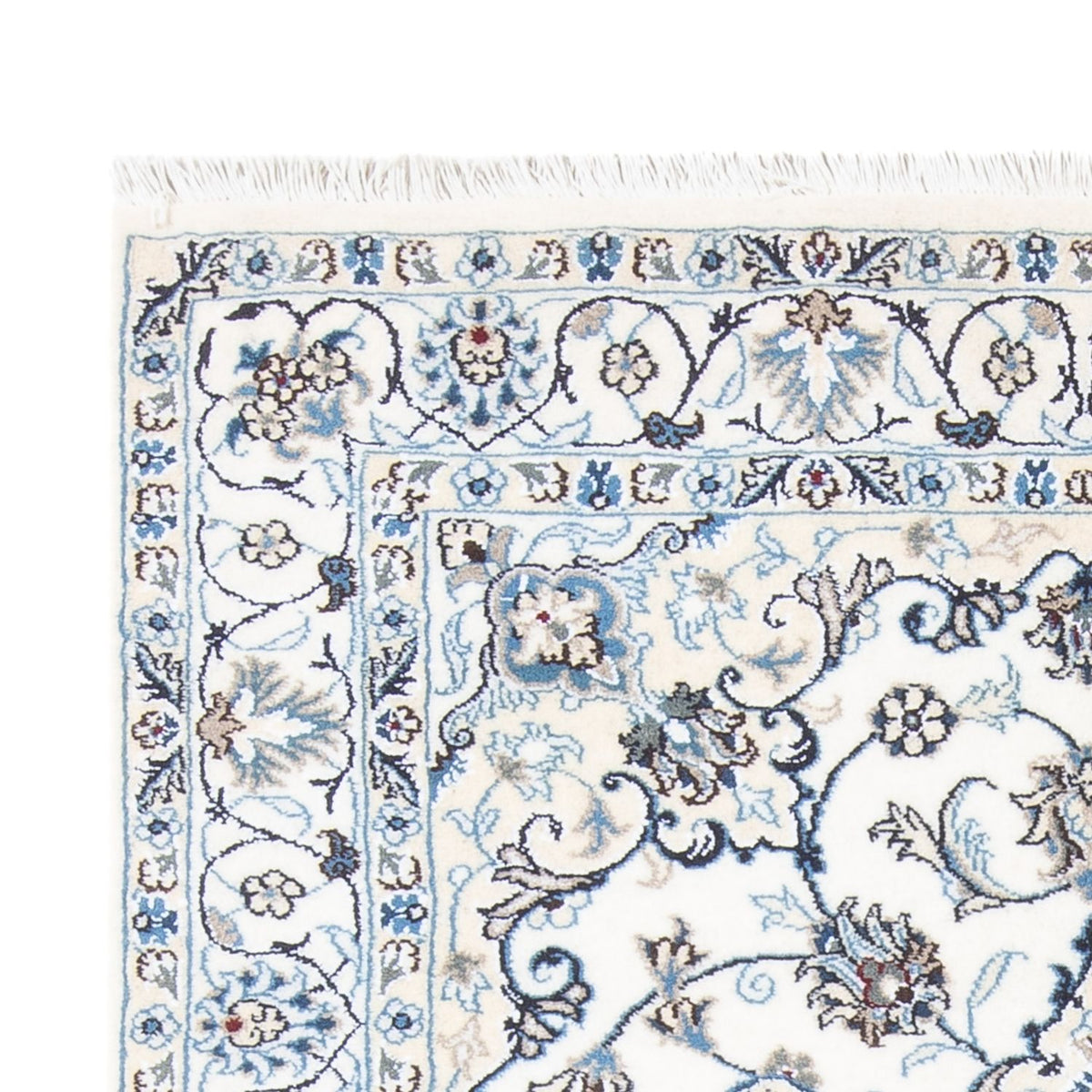 Alfombra persa - Nain - 205 x 124 cm - crema