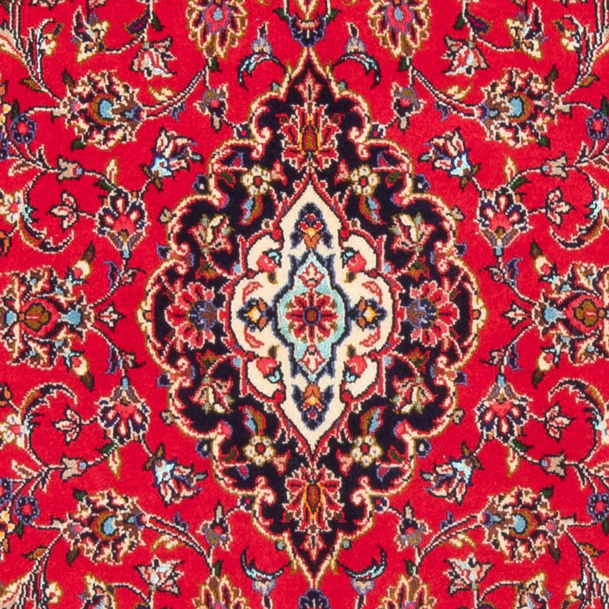 Alfombra persa - Keshan - 168 x 110 cm - rojo
