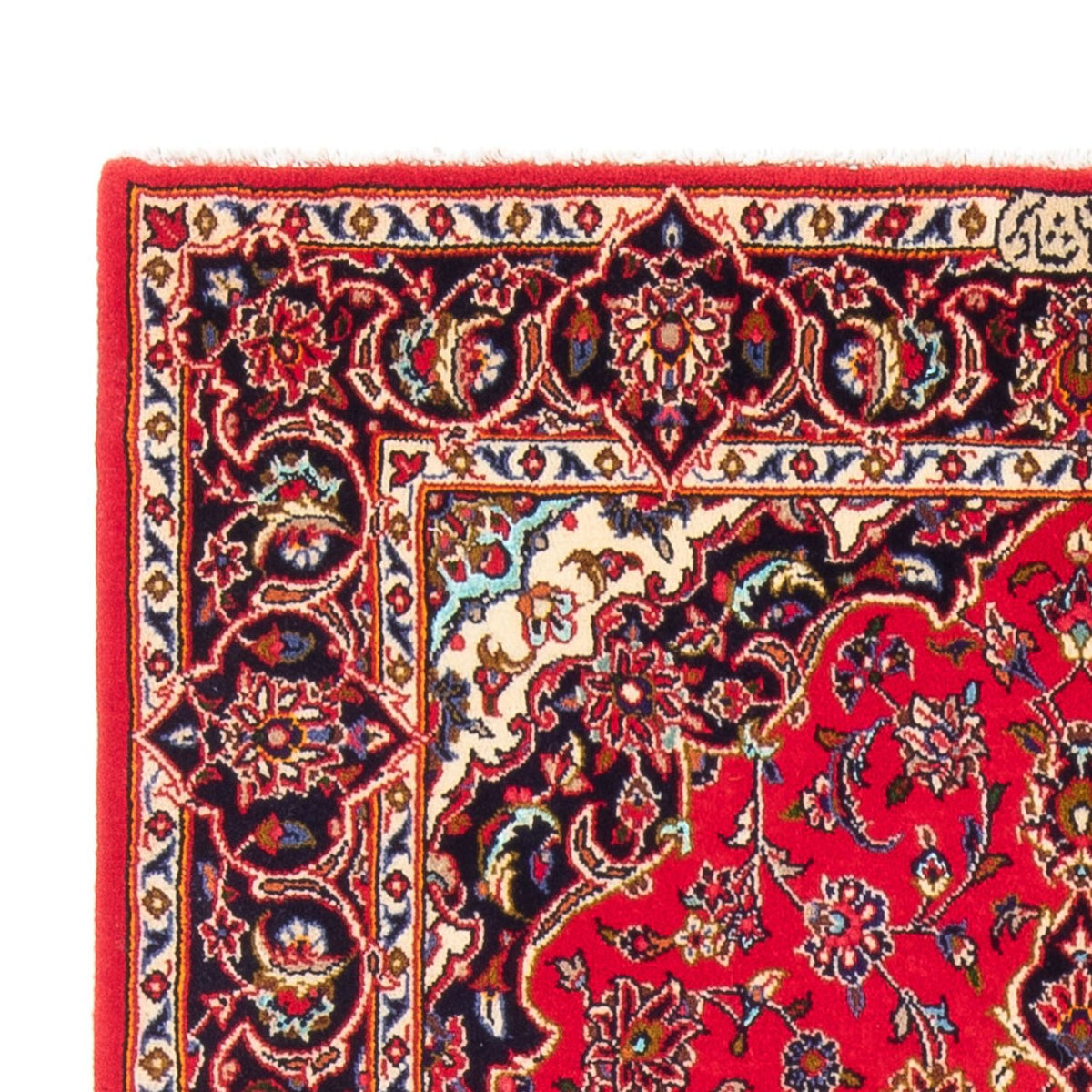 Alfombra persa - Keshan - 168 x 110 cm - rojo