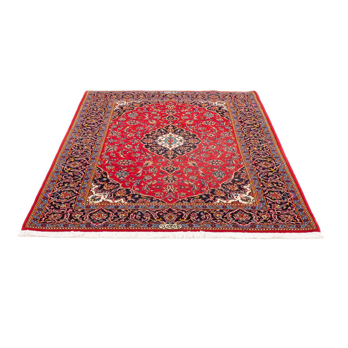 Alfombra persa - Keshan - 180 x 115 cm - rojo