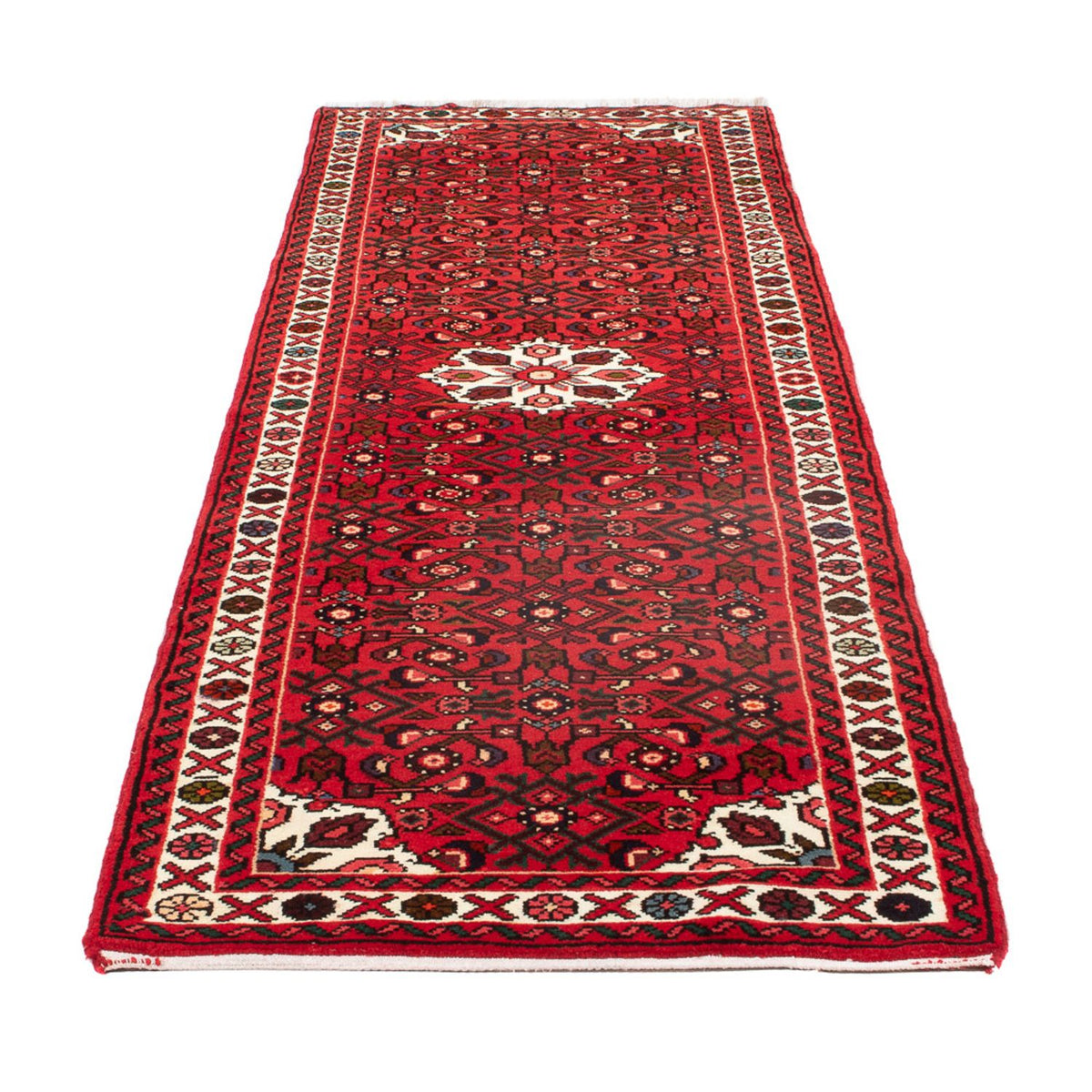 Alfombra de pasillo Alfombra persa - Nómada - 245 x 76 cm - rojo