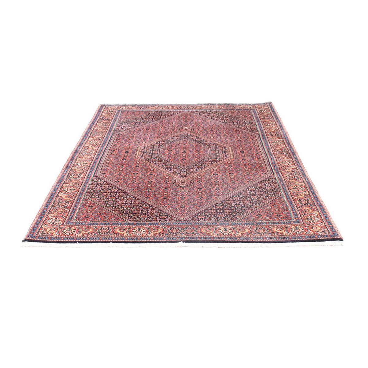 Alfombra persa - Bidjar - 240 x 145 cm - rojo claro