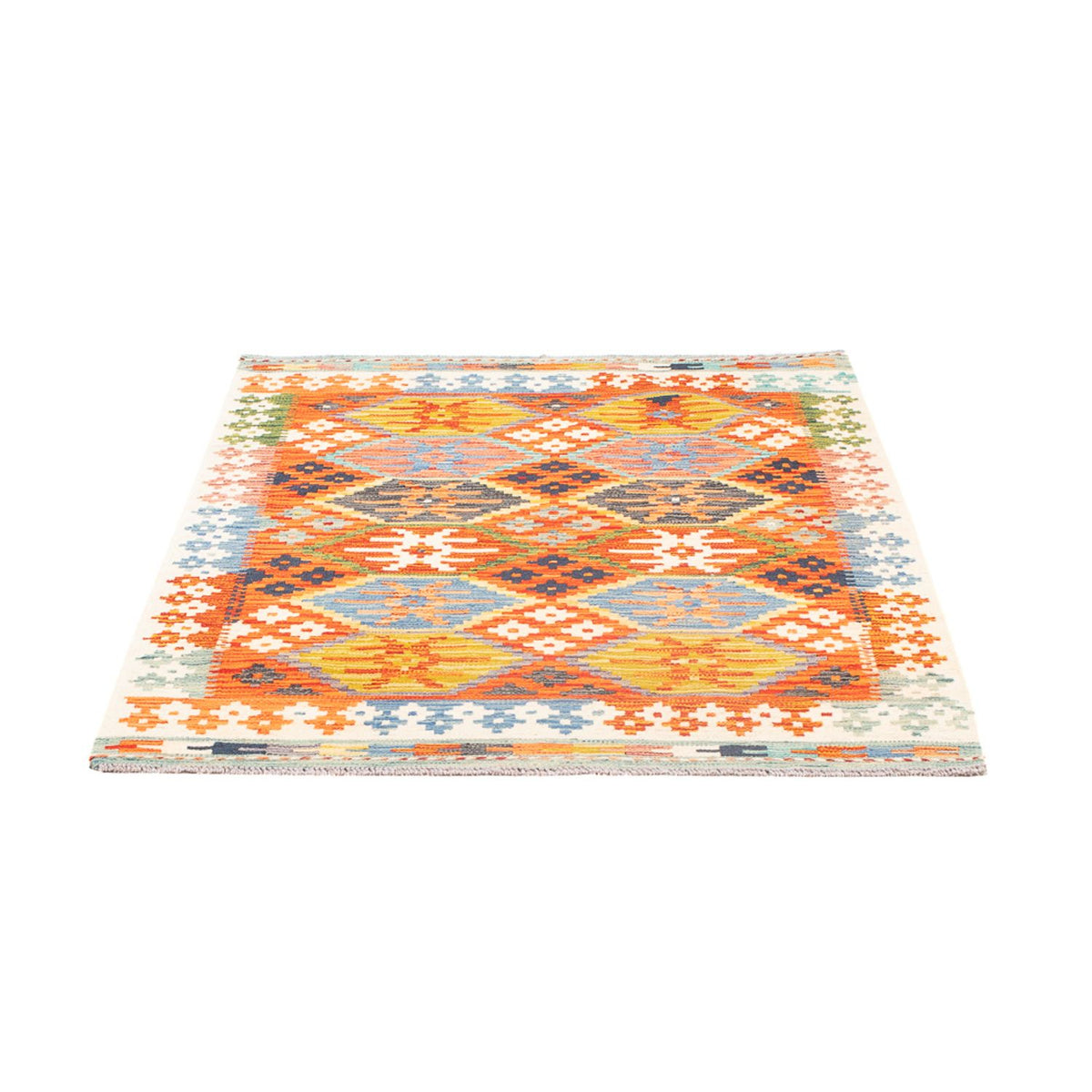 Alfombra Kelim - Splash - 150 x 99 cm - multicolor