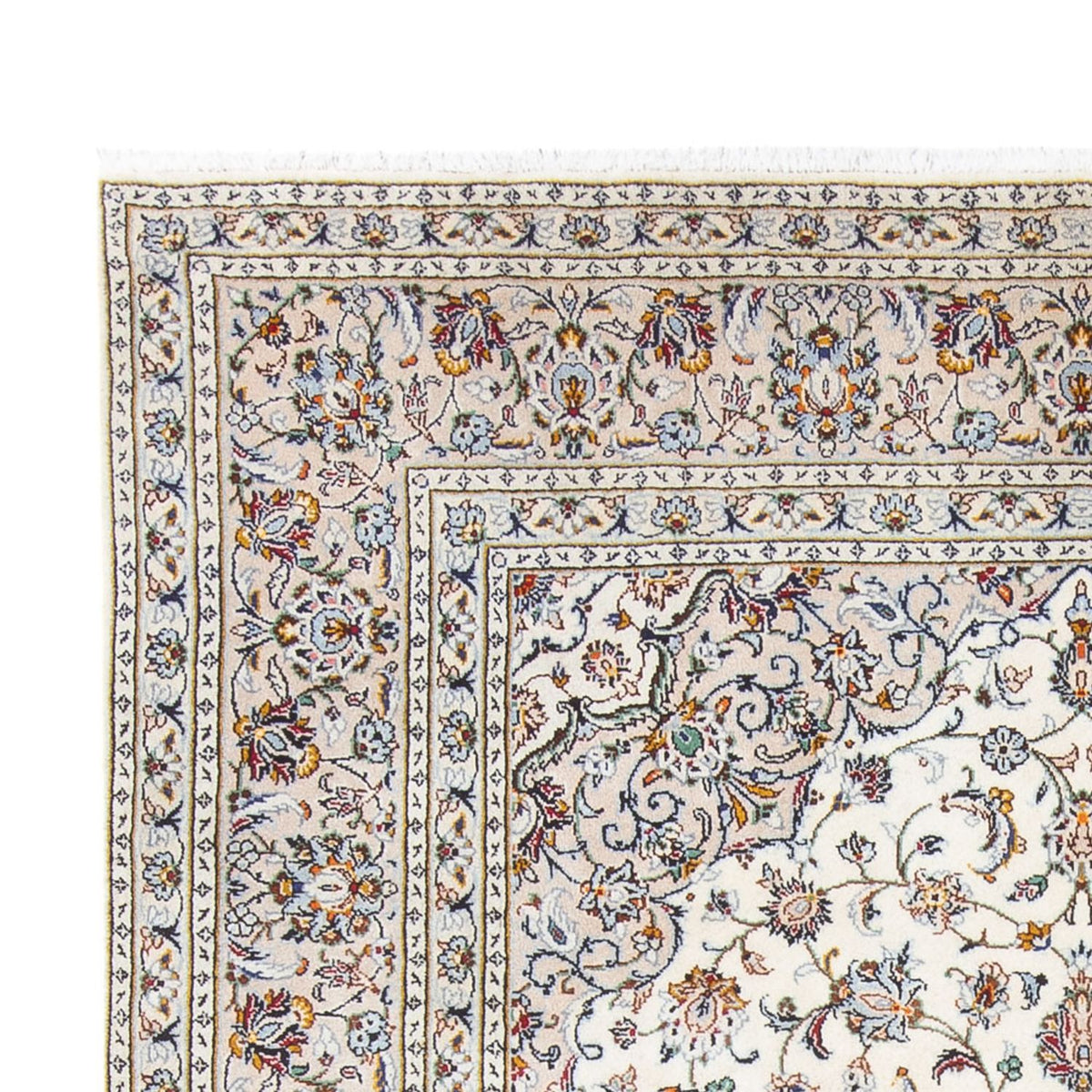 Alfombra persa - Keshan - 307 x 200 cm - crema