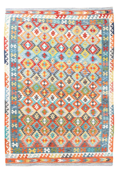 Kilim Maimana Alfombra 202x290cm - Alfombra de lana