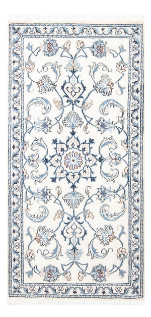 Alfombra persa - Nain - 127 x 67 cm - crema