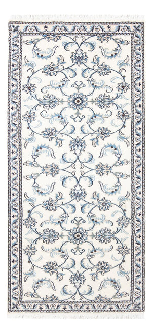 Alfombra de pasillo Alfombra persa - Nain - 184 x 76 cm - crema