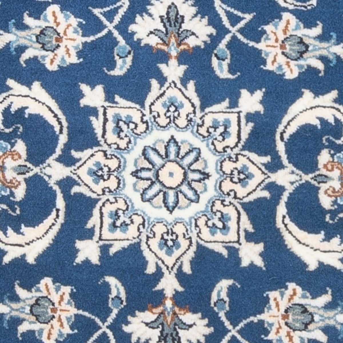 Alfombra de pasillo Alfombra persa - Nain - 156 x 71 cm - azul