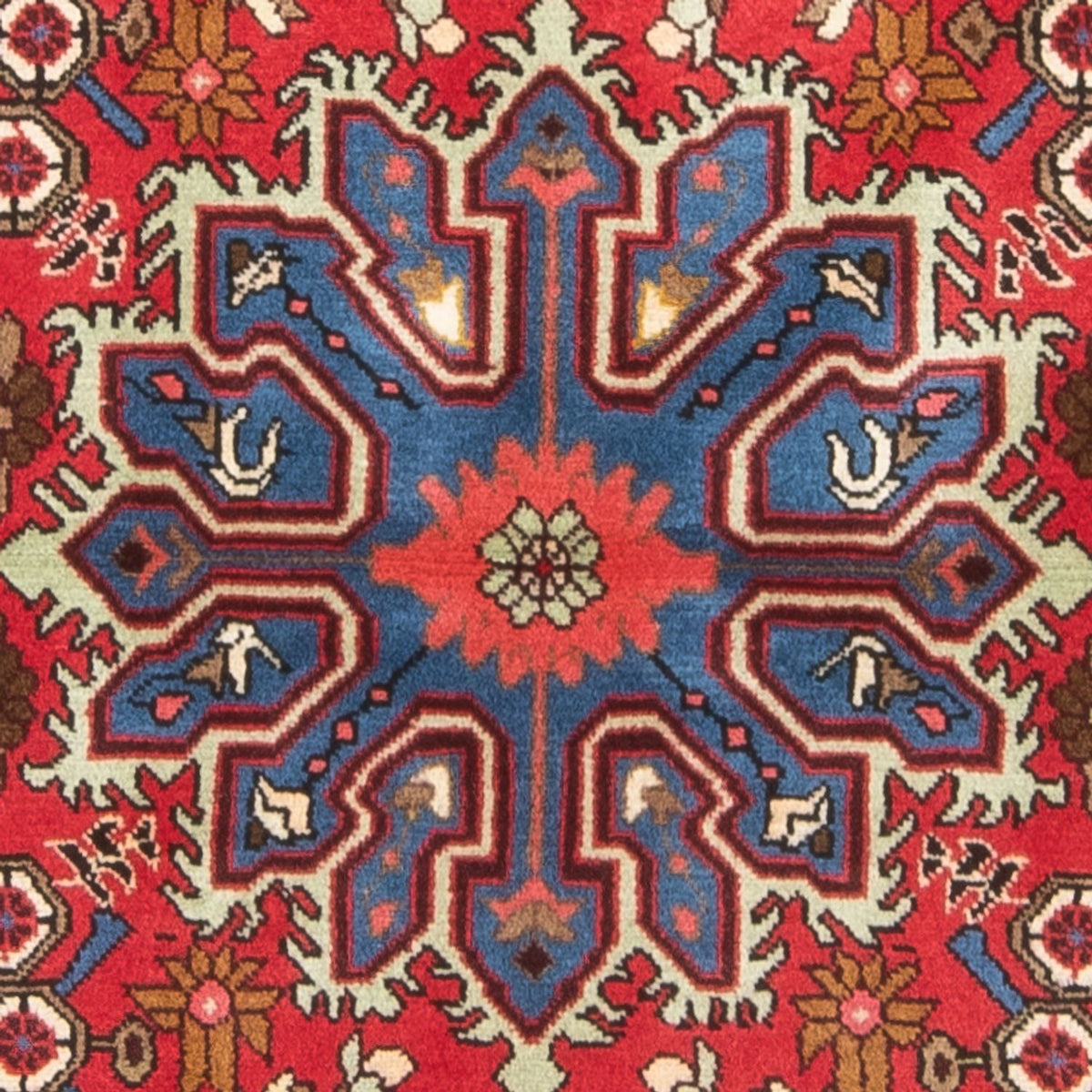 Alfombra persa - Nómada - 140 x 100 cm - rojo