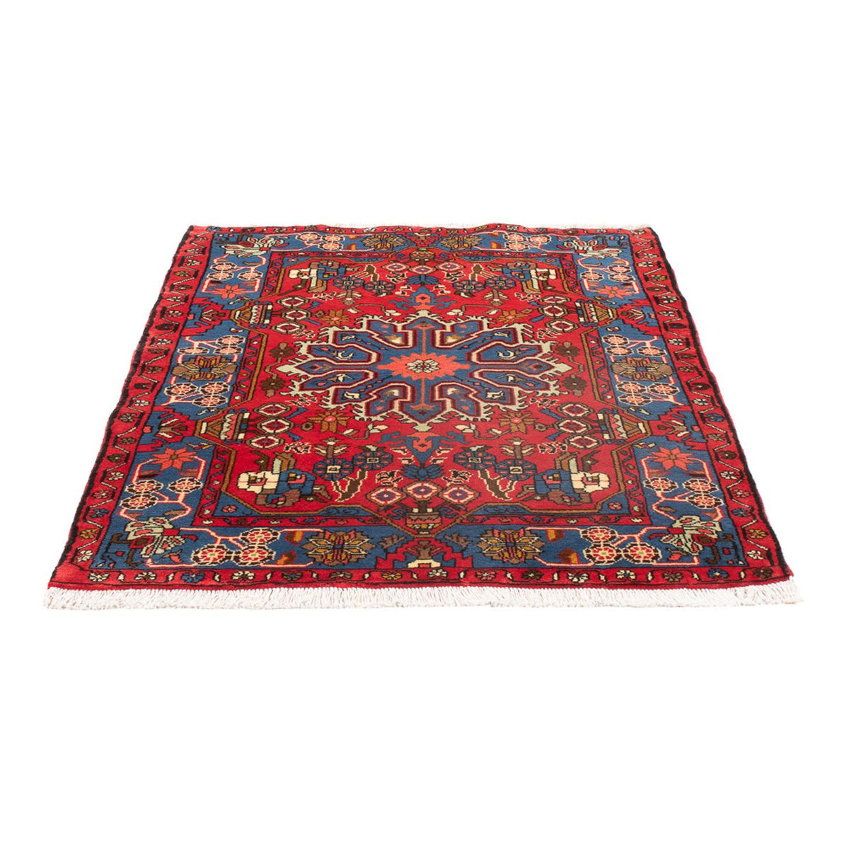 Alfombra persa - Nómada - 140 x 100 cm - rojo