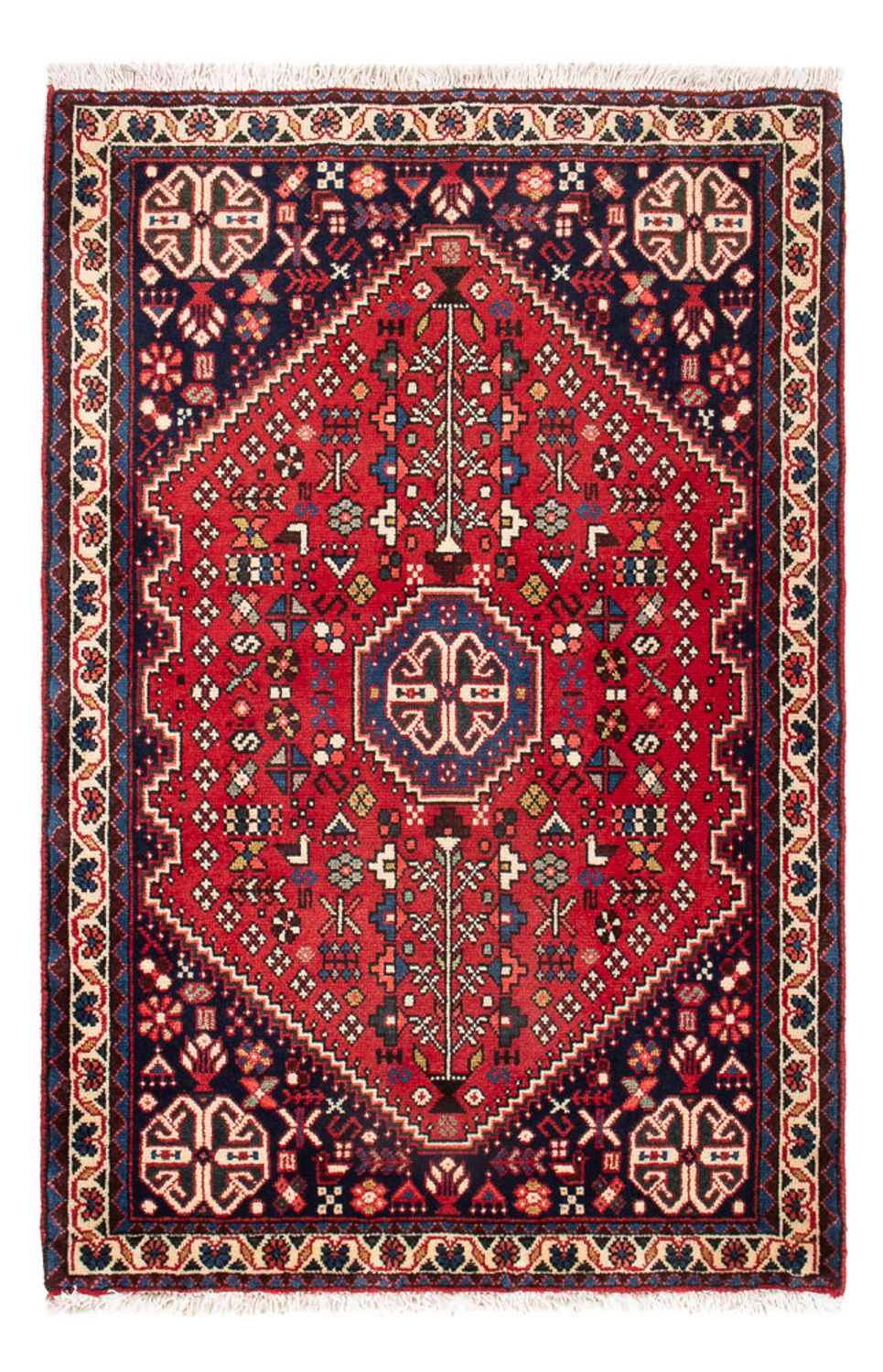 Alfombra persa - Nómada - 99 x 65 cm - rojo