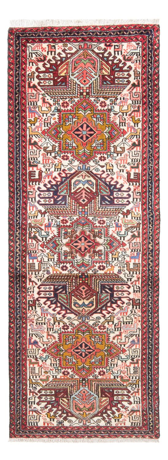Alfombra de pasillo Alfombra persa - Nómada - 202 x 71 cm - crema
