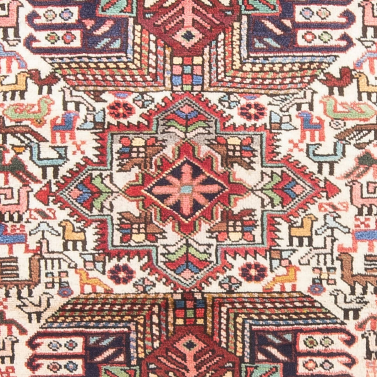 Alfombra de pasillo Alfombra persa - Nómada - 202 x 71 cm - crema