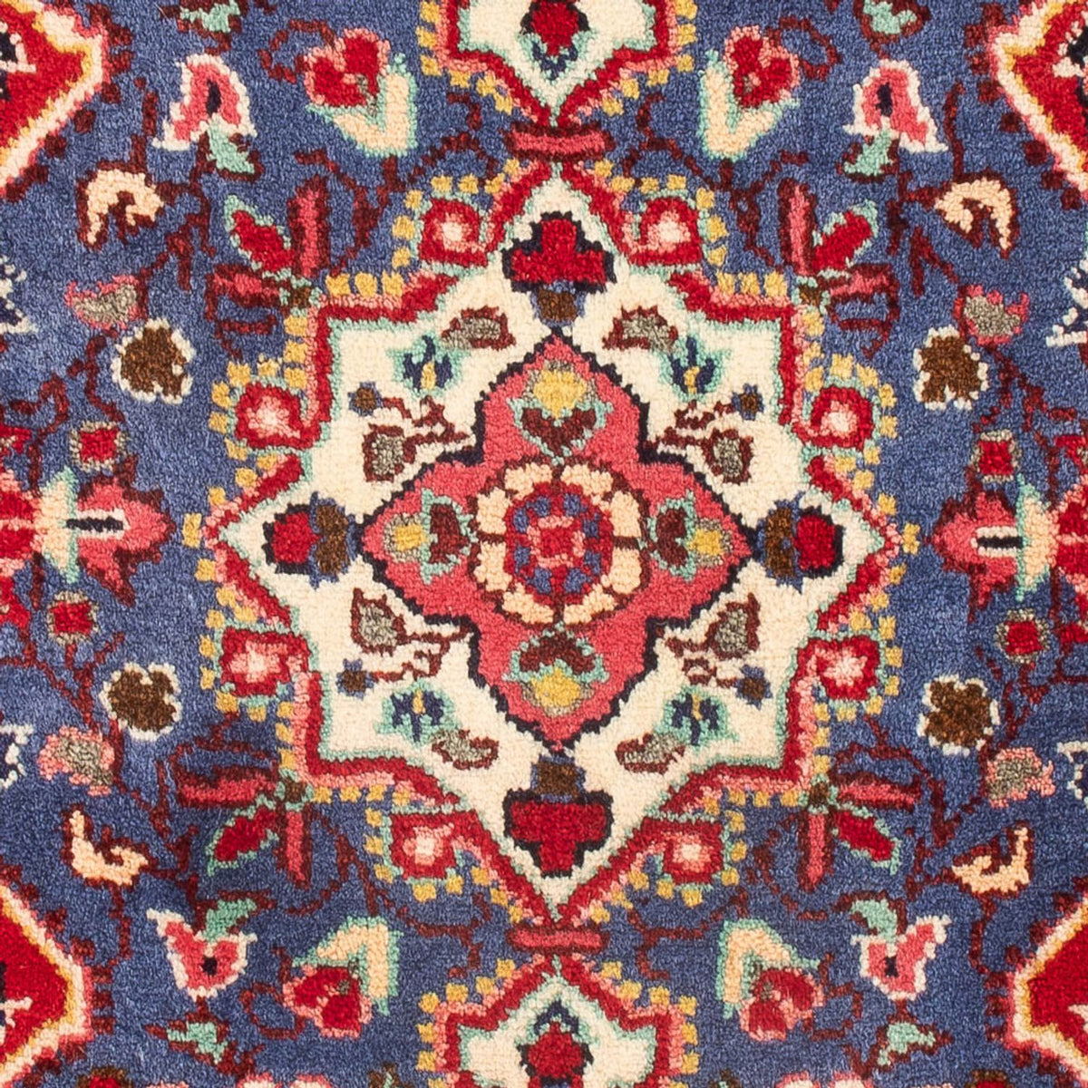 Alfombra persa - Nómada - 82 x 54 cm - azul oscuro