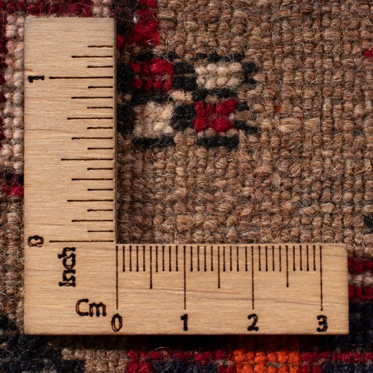 Alfombra persa - Nómada - 72 x 47 cm - marrón