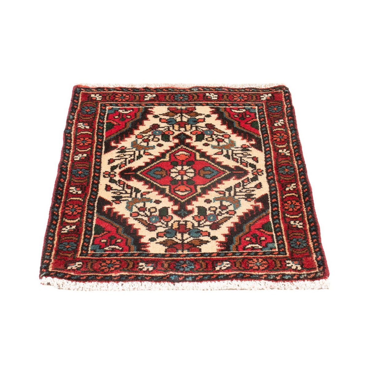 Alfombra persa - Nómada - 64 x 47 cm - crema