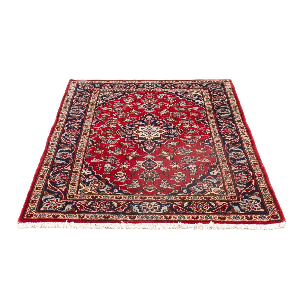 Alfombra persa - Keshan - 156 x 91 cm - rojo