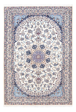 Alfombra Persa - Nain - Real - 197 x 130 cm - crema