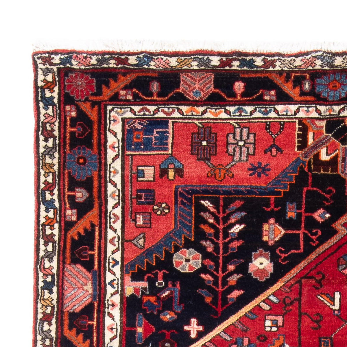 Alfombra persa - Nómada - 215 x 139 cm - rojo