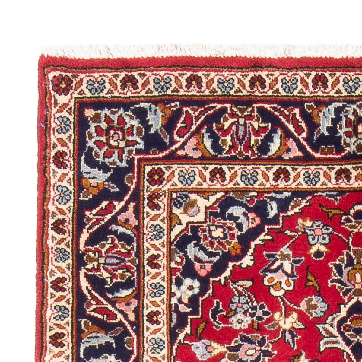 Alfombra persa - Keshan - 153 x 94 cm - rojo