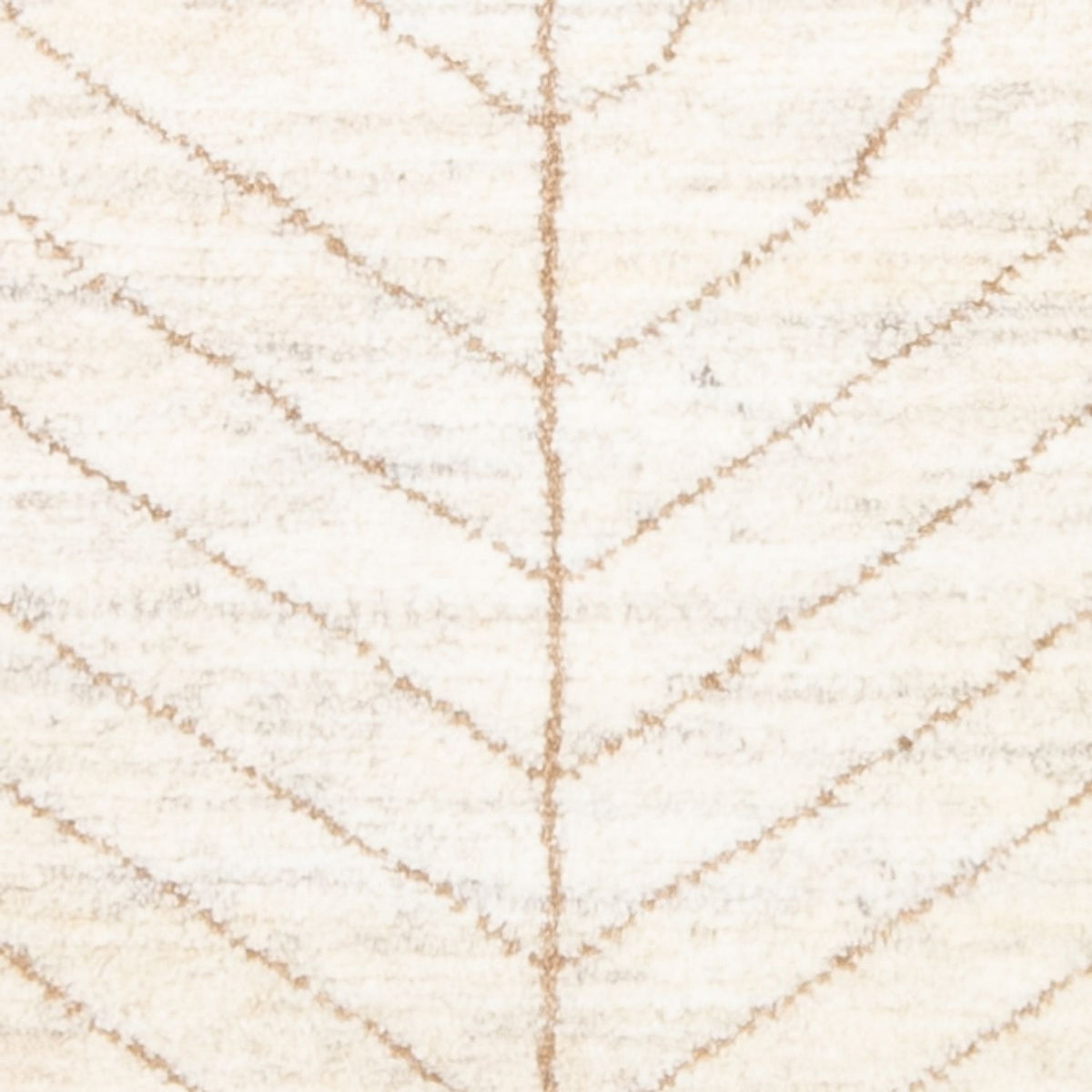 Alfombra Gabbeh - Persa - 121 x 77 cm - blanco natural