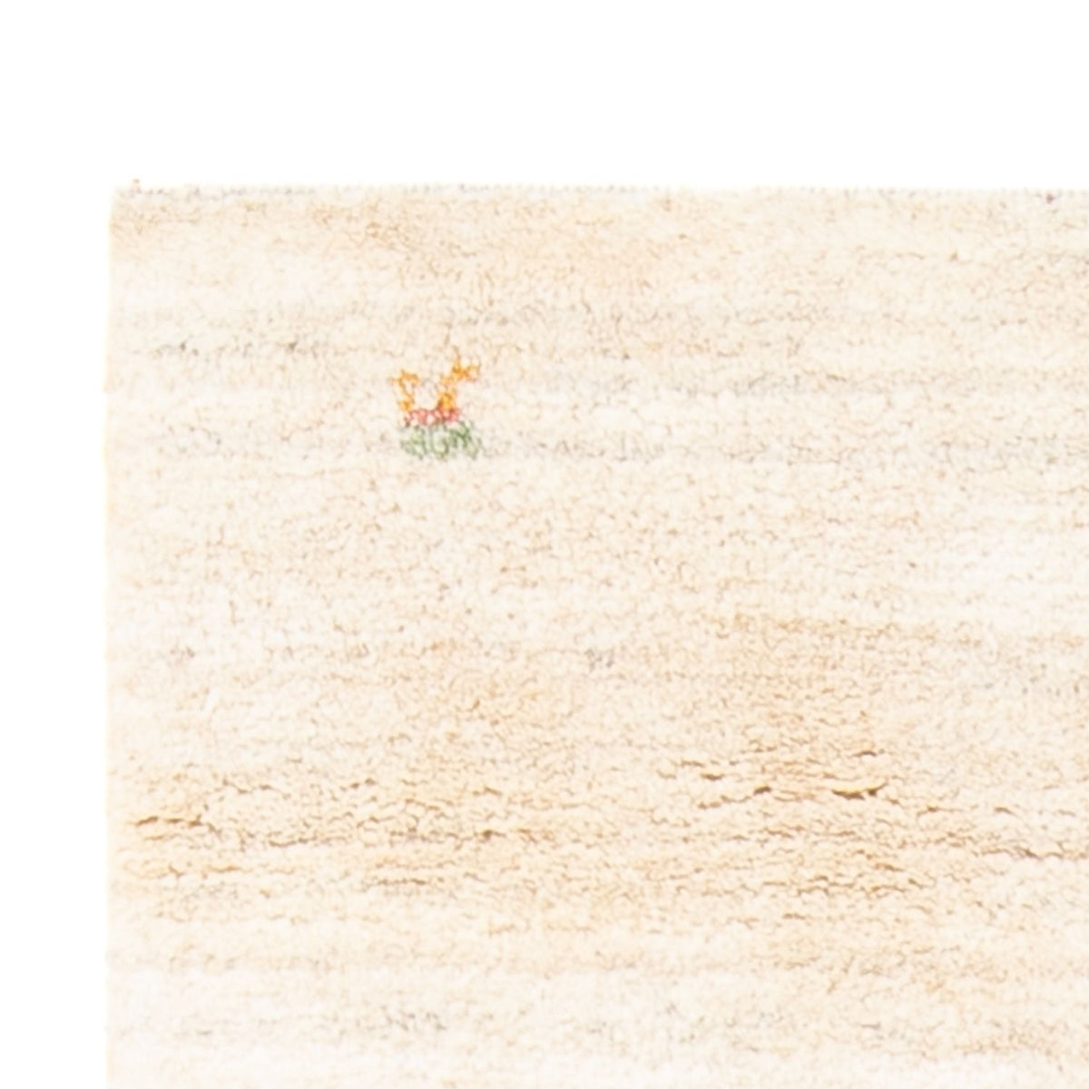 Alfombra Gabbeh - Persa - 144 x 71 cm - blanco natural