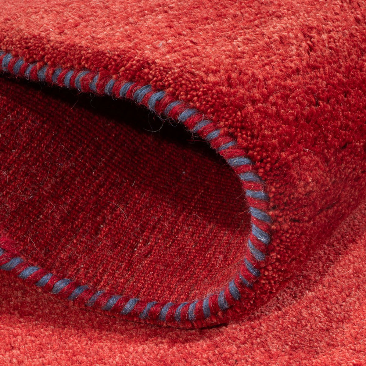 Alfombra de pasillo Alfombra Gabbeh - Persa - 291 x 83 cm - rojo