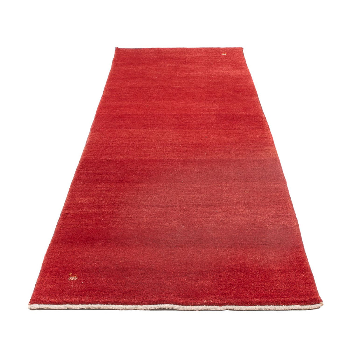 Alfombra de pasillo Alfombra Gabbeh - Persa - 291 x 83 cm - rojo
