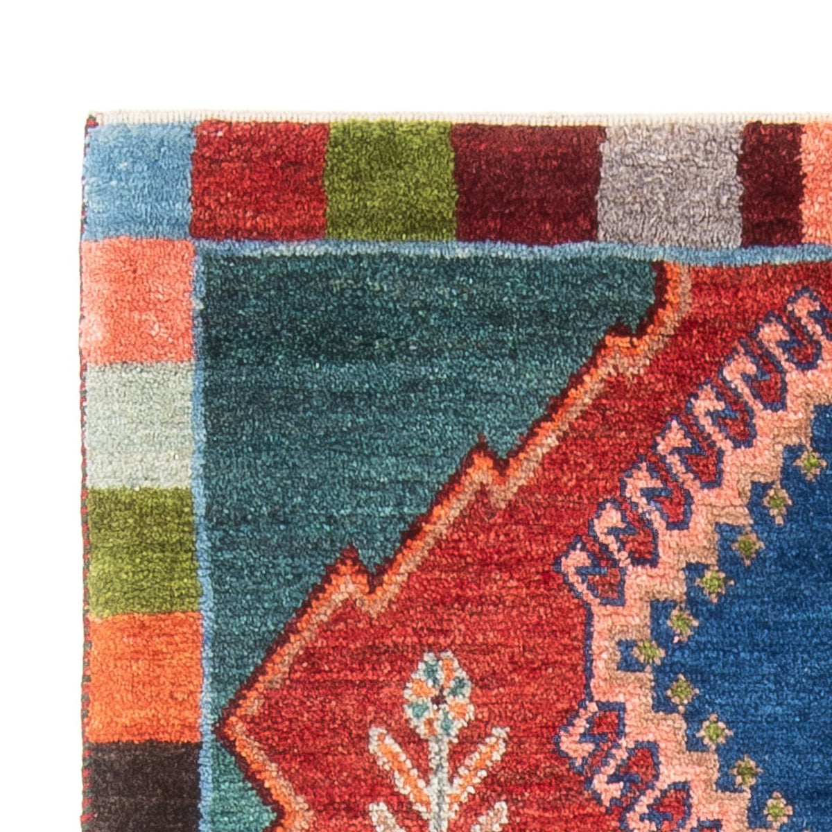 Alfombra Gabbeh - Persa - 149 x 94 cm - rojo