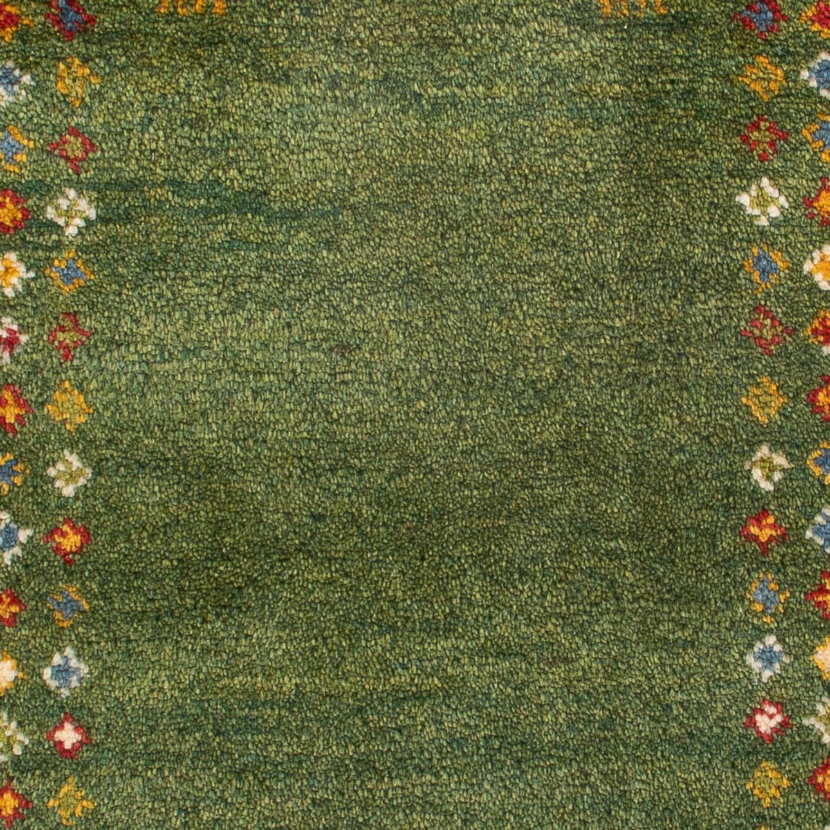 Alfombra Gabbeh - Persa - 89 x 62 cm - verde marino