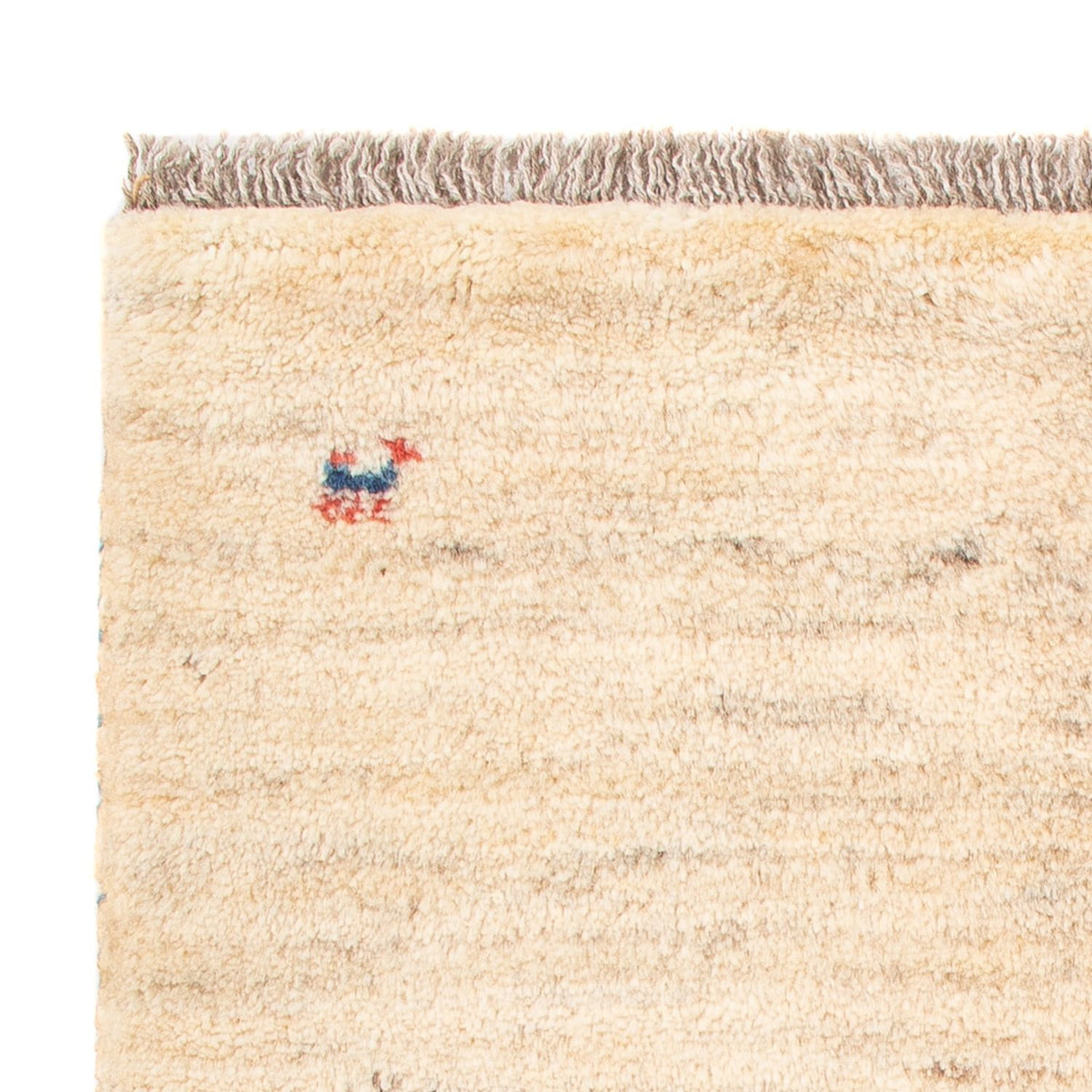 Alfombra Gabbeh - Persa - 86 x 60 cm - beige claro