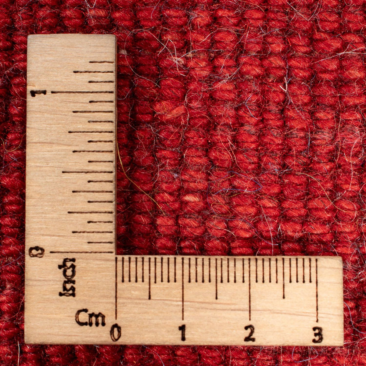 Alfombra Gabbeh - Persa - 87 x 64 cm - rojo