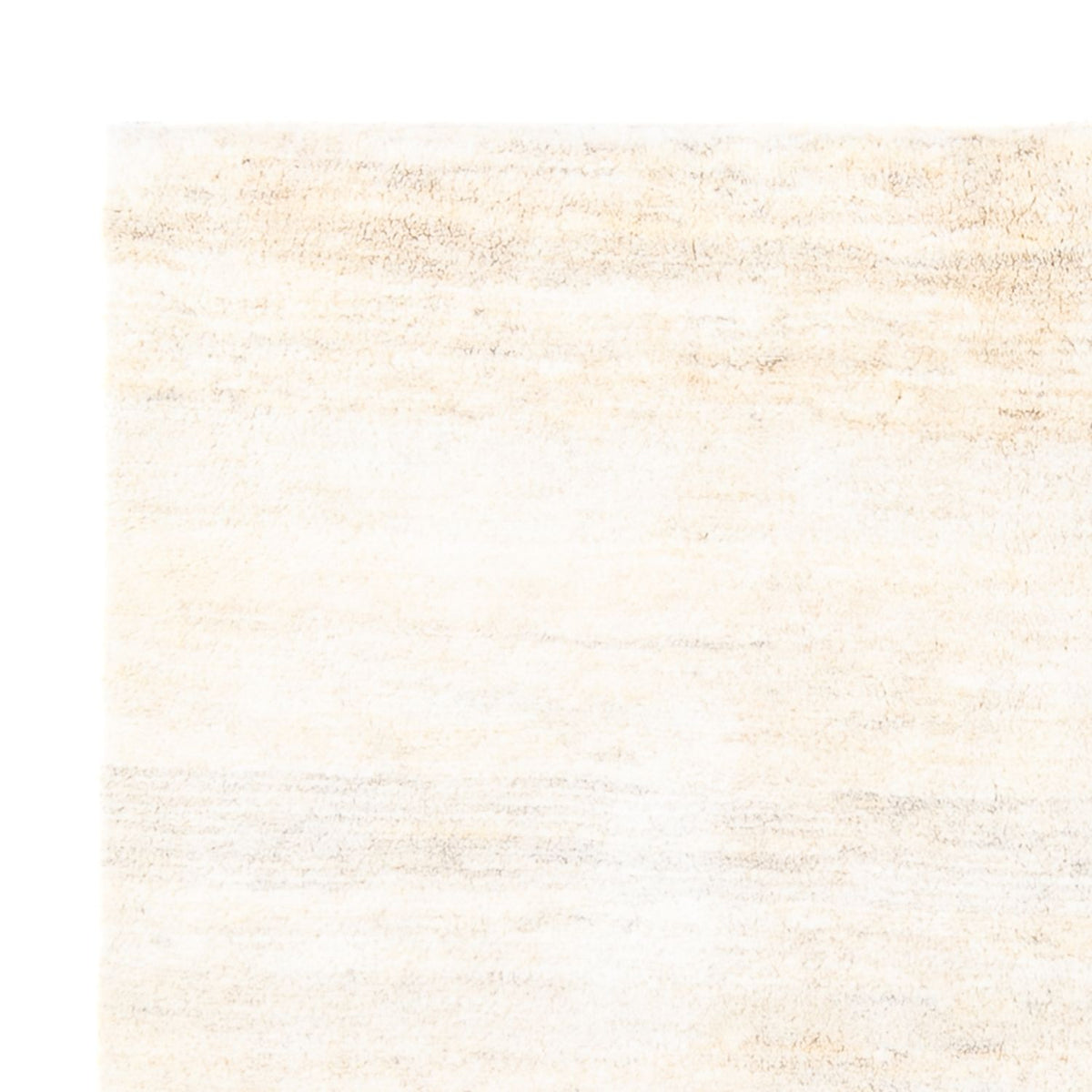 Alfombra Gabbeh - Persa - 196 x 156 cm - blanco natural