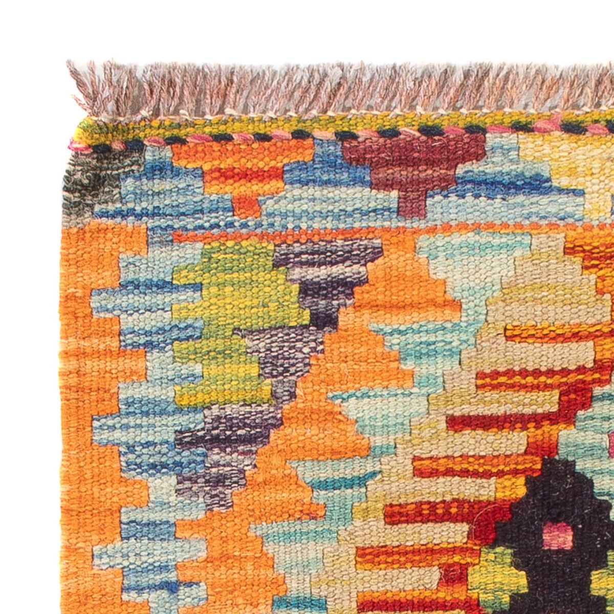 Alfombra Kelim - Splash - 60 x 40 cm - multicolor