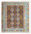 Alfombra Kelim - Splash cuadrado - 207 x 203 cm - multicolor