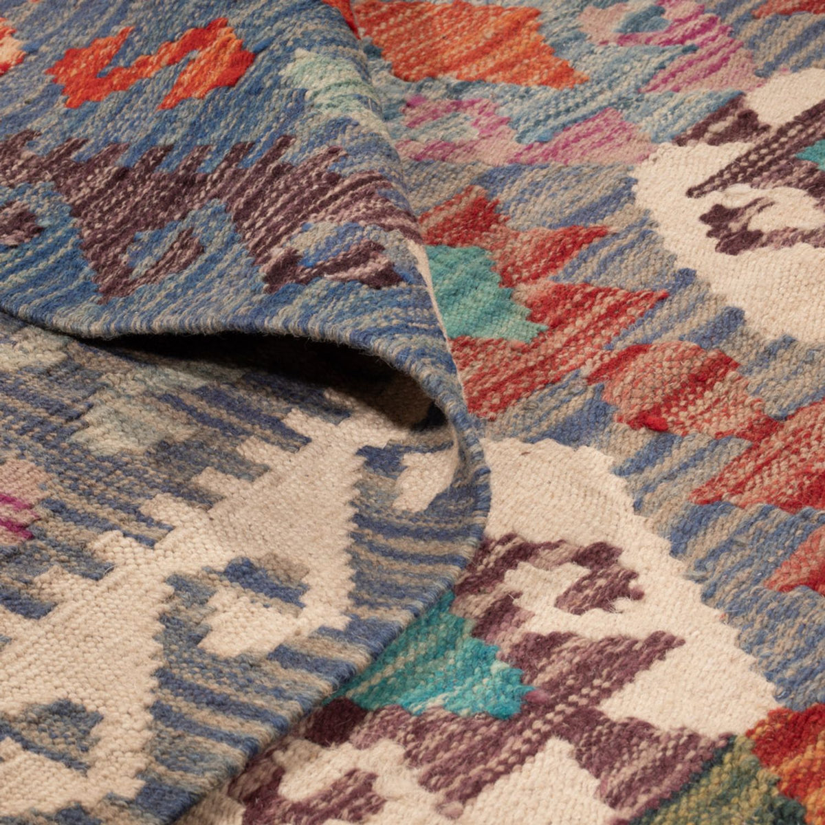 Alfombra Kelim - Splash - 301 x 201 cm - multicolor