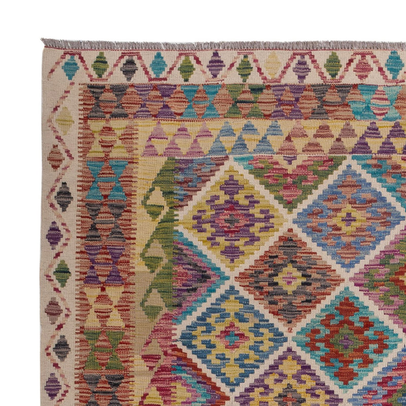 Alfombra Kelim - Splash - 285 x 206 cm - multicolor