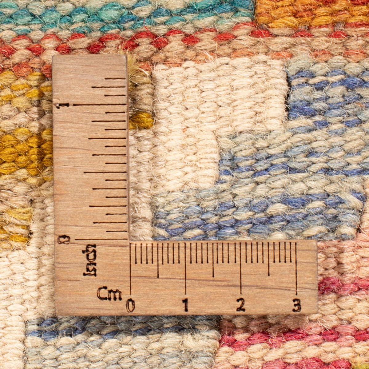 Alfombra de pasillo Alfombra Kelim - Splash - 195 x 95 cm - multicolor