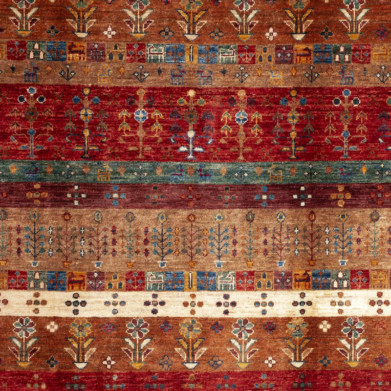 Alfombra Gabbeh - Loribaft Persa - 250 x 173 cm - multicolor