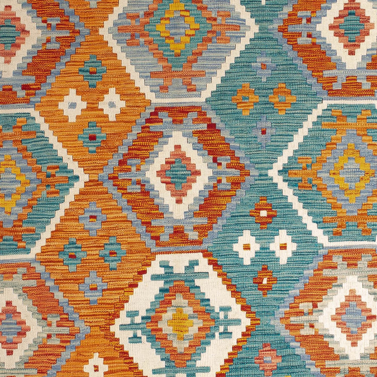 Alfombra Kelim - Splash - 248 x 178 cm - multicolor