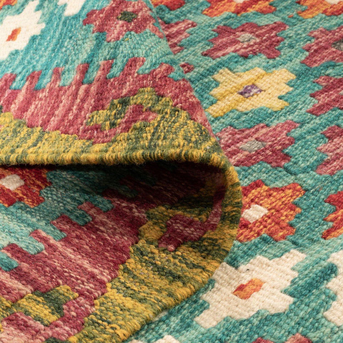 Alfombra Kelim - Splash - 131 x 92 cm - multicolor