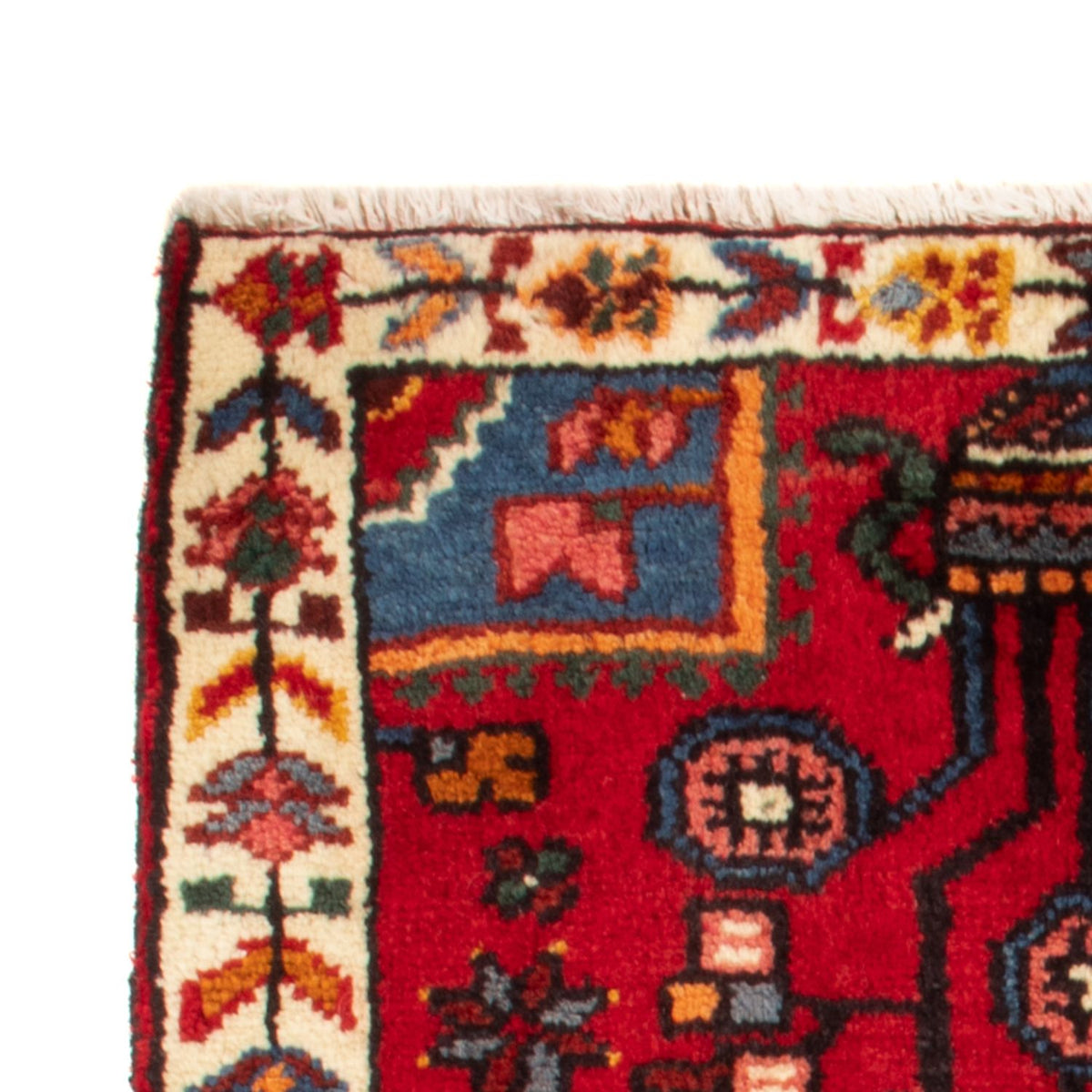 Alfombra persa - Nómada - 91 x 51 cm - rojo