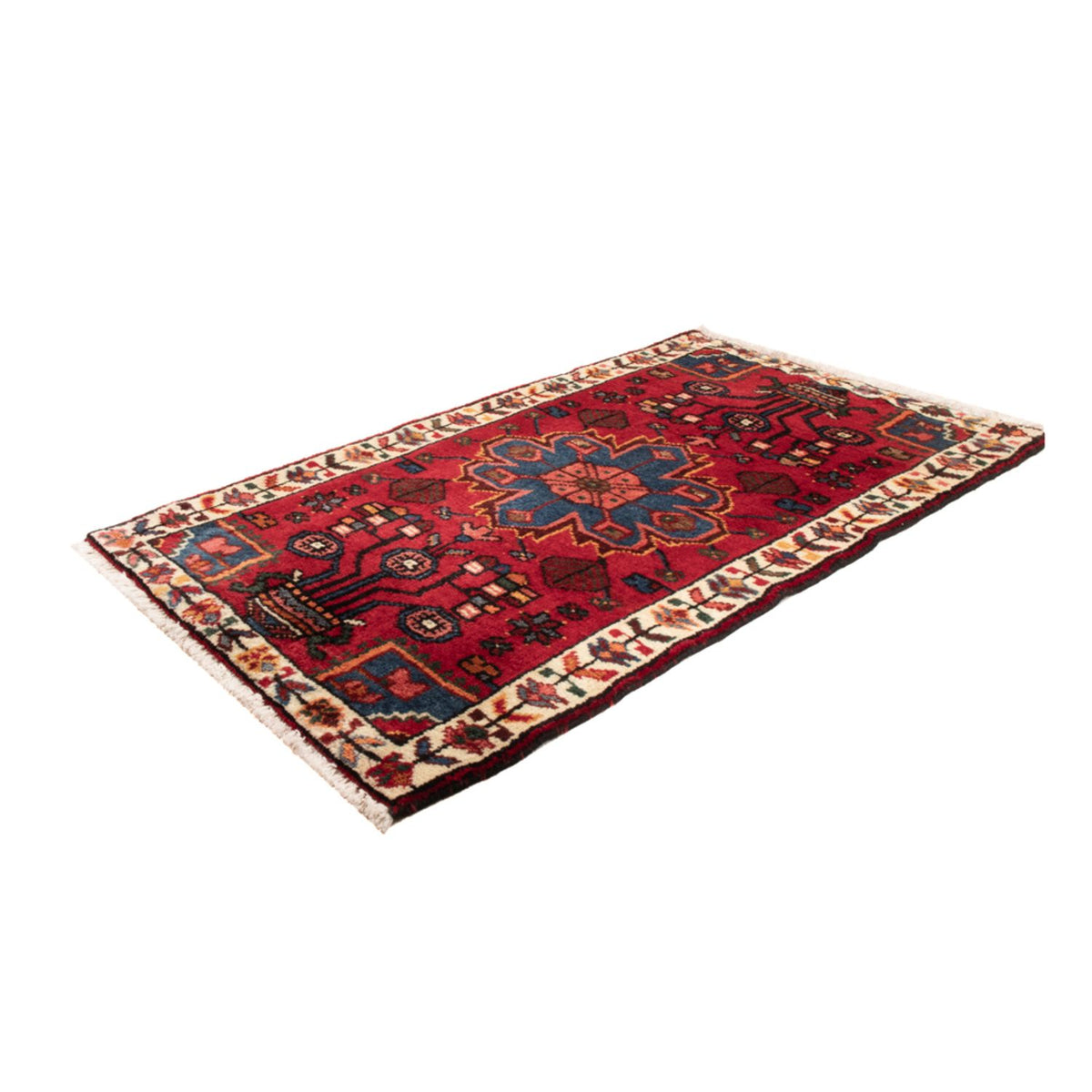 Alfombra persa - Nómada - 91 x 51 cm - rojo