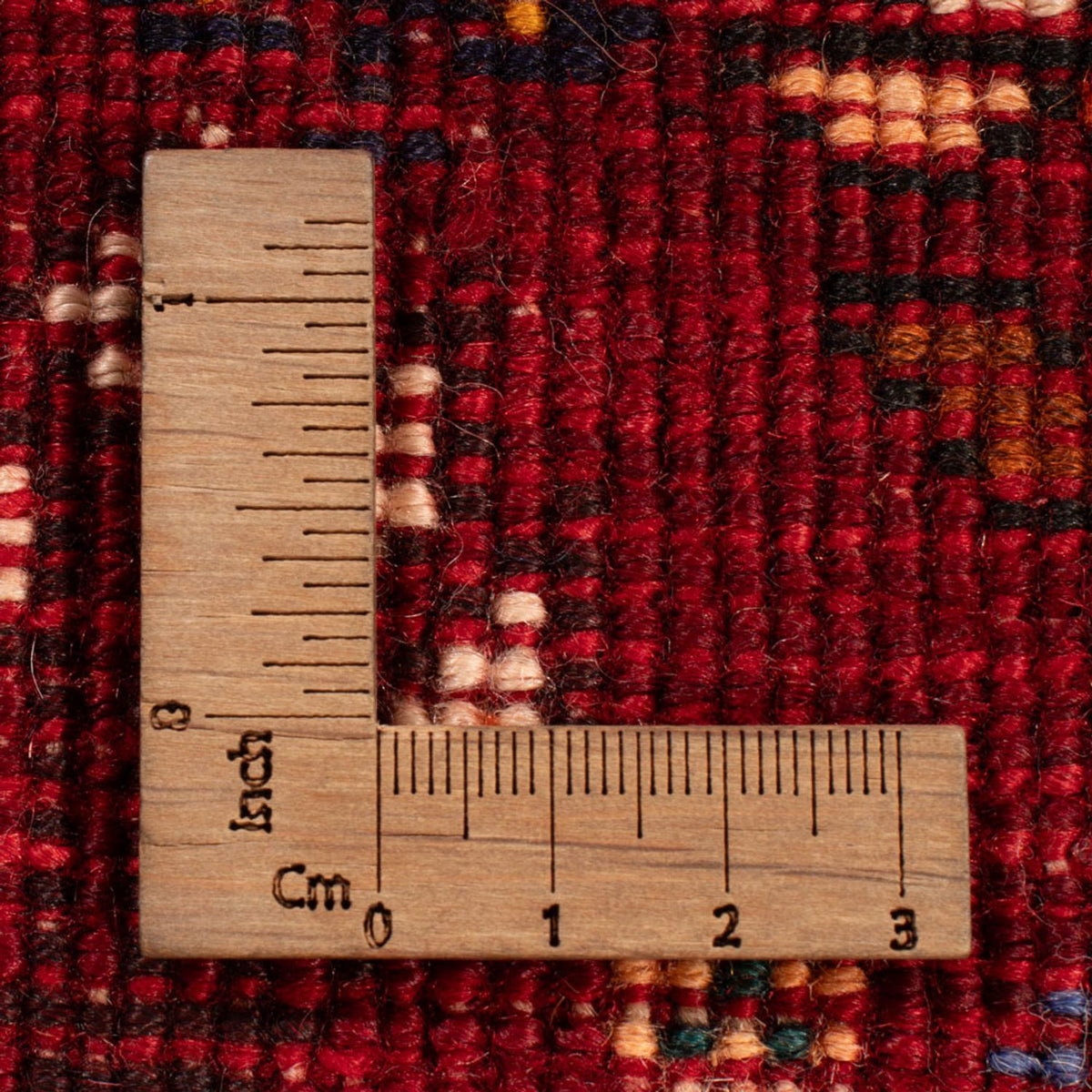 Alfombra persa - Nómada - 143 x 77 cm - rojo oscuro