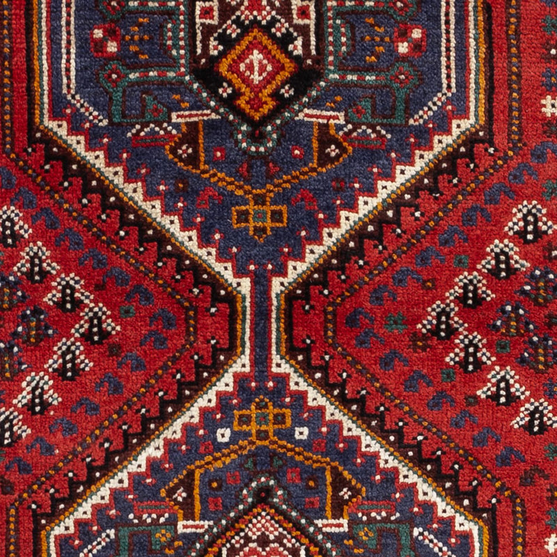 Alfombra persa - Nómada - 142 x 79 cm - rojo oscuro