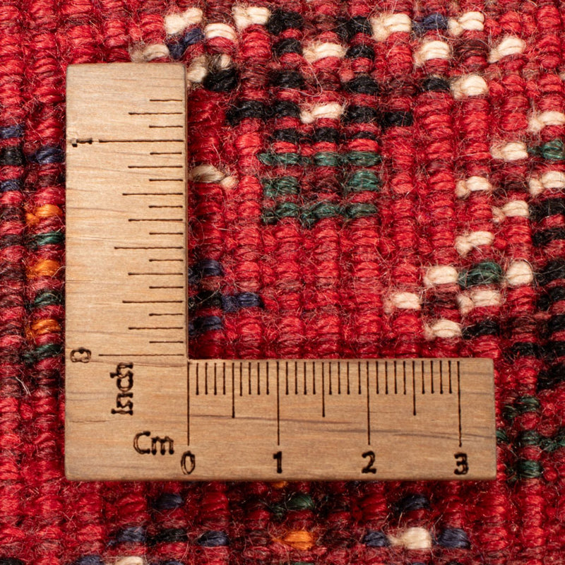 Alfombra persa - Nómada - 142 x 79 cm - rojo oscuro